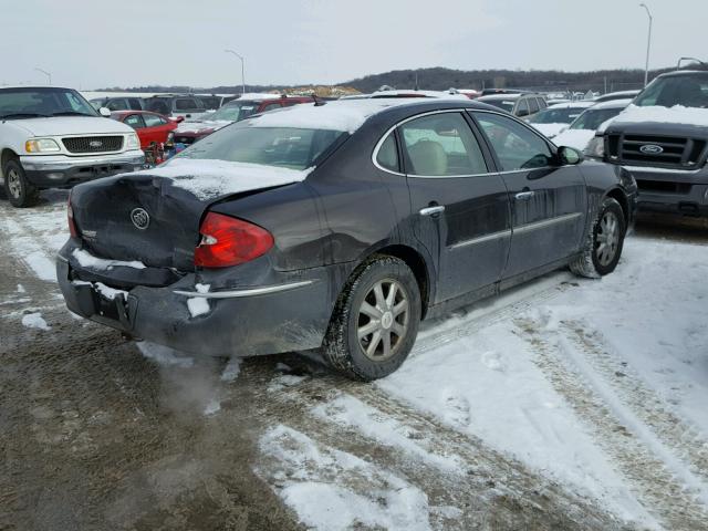 2G4WD582481152148 - 2008 BUICK LACROSSE C BLACK photo 4