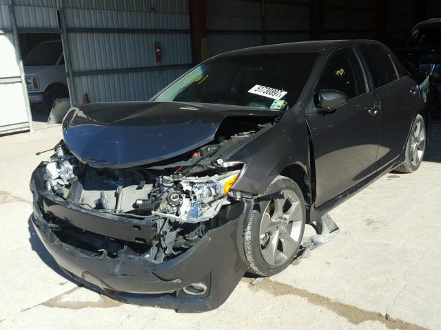 4T1BF1FK3EU762191 - 2014 TOYOTA CAMRY L GRAY photo 2