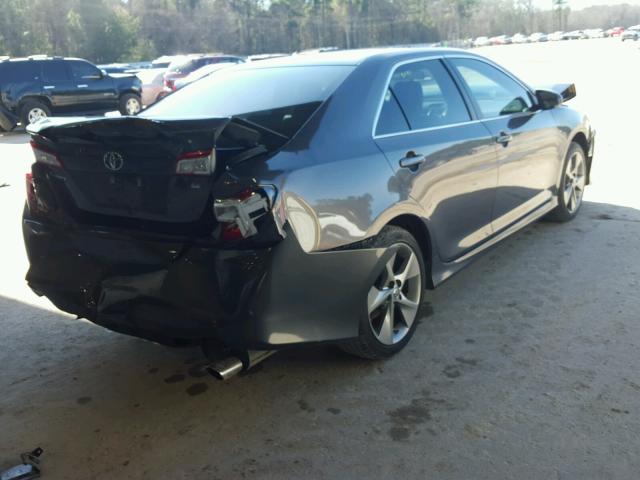 4T1BF1FK3EU762191 - 2014 TOYOTA CAMRY L GRAY photo 4