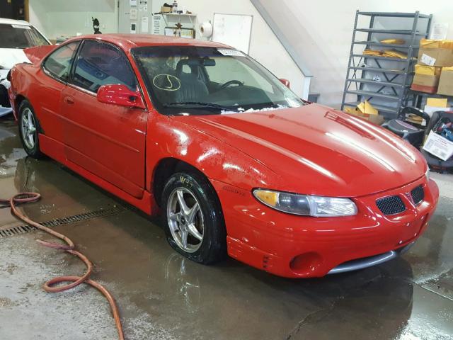 1G2WP12K2XF343639 - 1999 PONTIAC GRAND PRIX RED photo 1