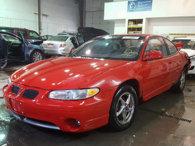 1G2WP12K2XF343639 - 1999 PONTIAC GRAND PRIX RED photo 2