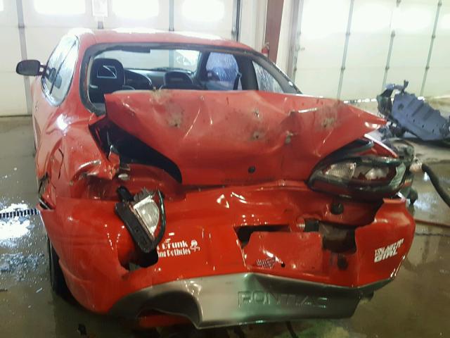 1G2WP12K2XF343639 - 1999 PONTIAC GRAND PRIX RED photo 9