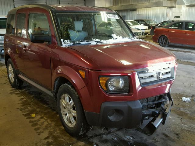 5J6YH28718L018813 - 2008 HONDA ELEMENT EX RED photo 1