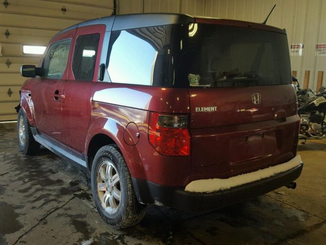 5J6YH28718L018813 - 2008 HONDA ELEMENT EX RED photo 3