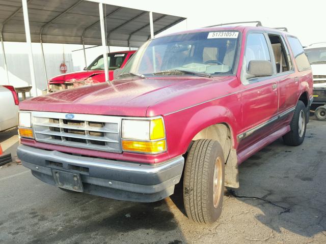 1FMDU34XXRUB14510 - 1994 FORD EXPLORER BURGUNDY photo 2