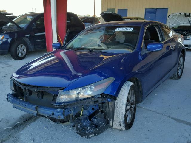 1HGCS1B32BA014162 - 2011 HONDA ACCORD LX- BLUE photo 2