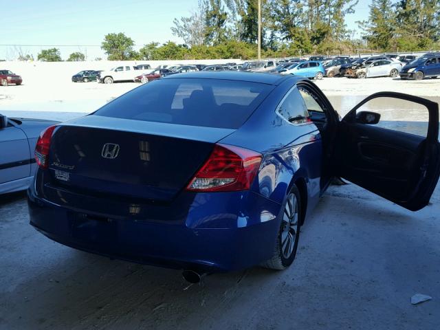 1HGCS1B32BA014162 - 2011 HONDA ACCORD LX- BLUE photo 4