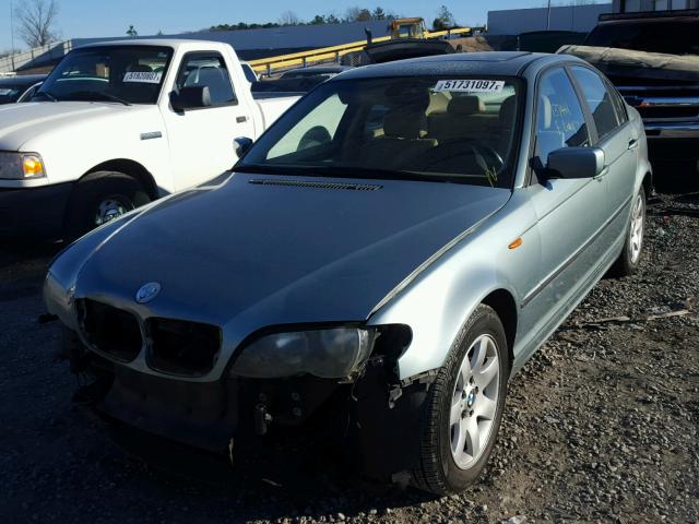 WBAEV33473KL79785 - 2003 BMW 325 I GREEN photo 2