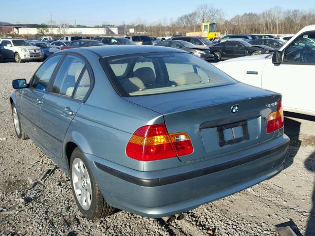 WBAEV33473KL79785 - 2003 BMW 325 I GREEN photo 3