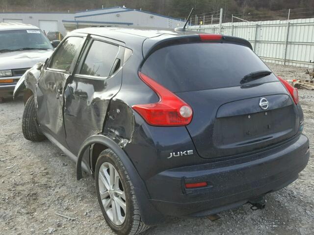 JN8AF5MV5DT227652 - 2013 NISSAN JUKE S BLACK photo 3