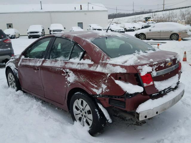 1G1PC5SH0C7302396 - 2012 CHEVROLET CRUZE LS RED photo 3