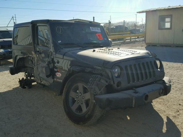 1C4GJWAG0GL194077 - 2016 JEEP WRANGLER S GRAY photo 1