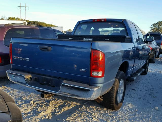 1D7HA18N94S521658 - 2004 DODGE RAM 1500 S BLUE photo 4