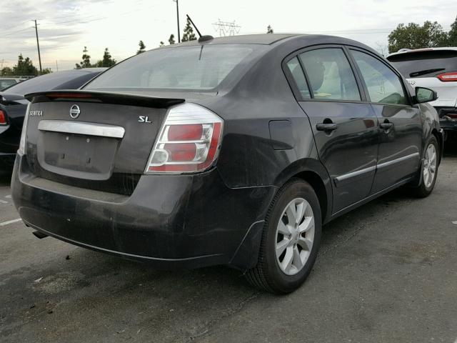 3N1AB6AP8BL614882 - 2011 NISSAN SENTRA 2.0 BLACK photo 4