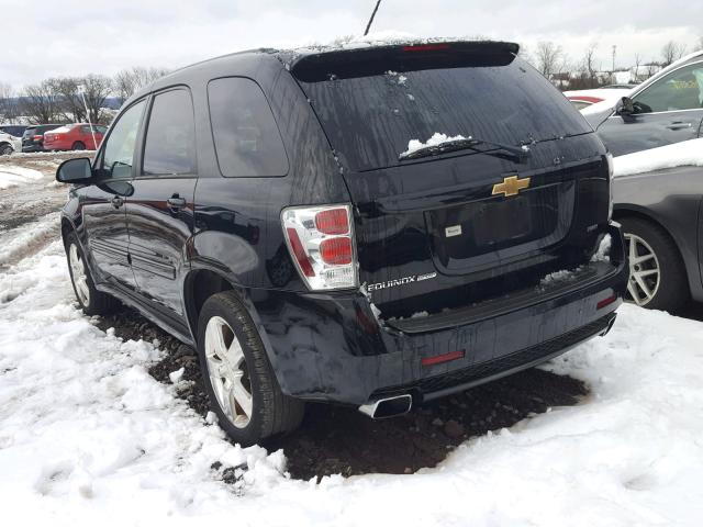 2CNDL737486013696 - 2008 CHEVROLET EQUINOX SP BLACK photo 3