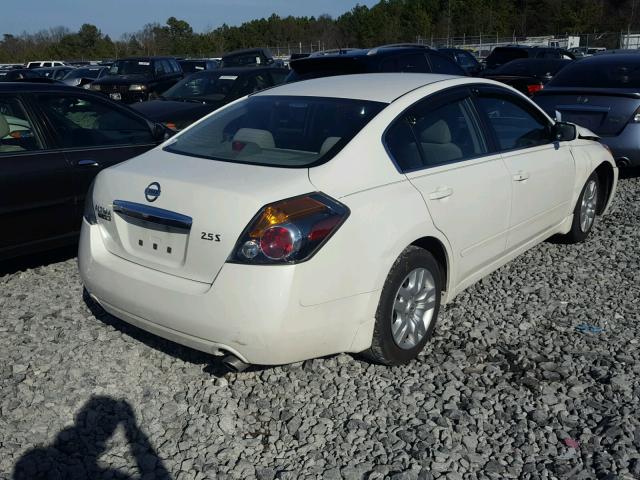 1N4AL2APXAN445391 - 2010 NISSAN ALTIMA BAS WHITE photo 4