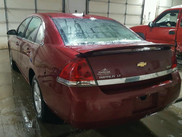 2G1WT58K981361076 - 2008 CHEVROLET IMPALA LT RED photo 5