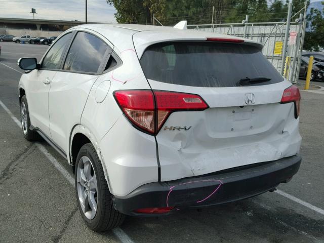 3CZRU5H50GM754624 - 2016 HONDA HR-V EX WHITE photo 3