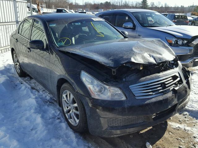 JNKBV61FX8M260750 - 2008 INFINITI G35 BLACK photo 1