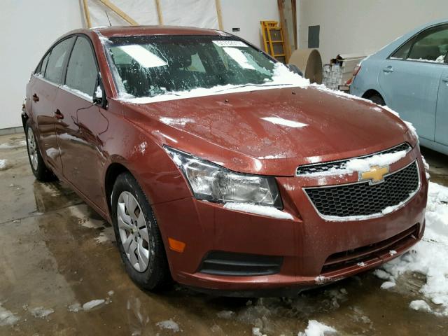 1G1PC5SH1C7234528 - 2012 CHEVROLET CRUZE LS MAROON photo 1