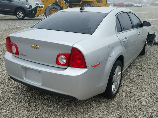 1G1ZB5E09CF364807 - 2012 CHEVROLET MALIBU LS SILVER photo 4