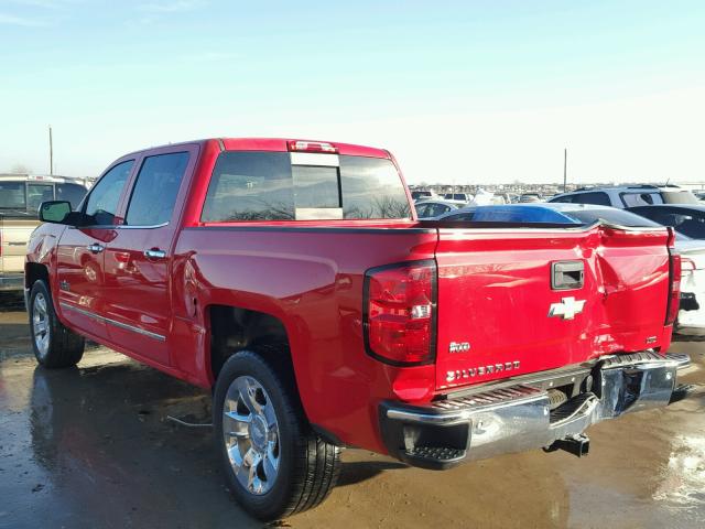 3GCPCSEC5FG216452 - 2015 CHEVROLET SILVERADO RED photo 3