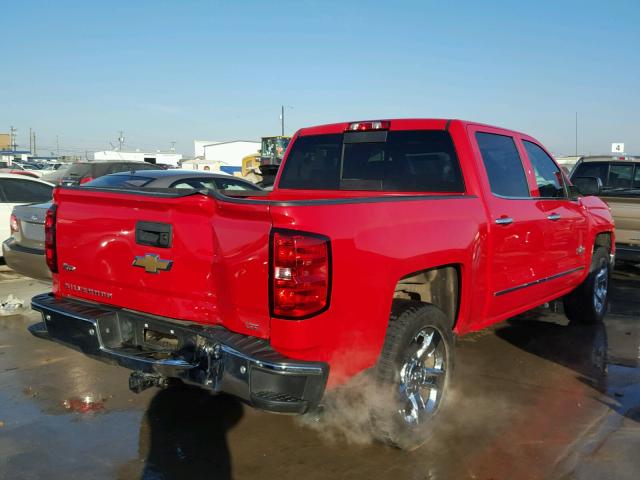 3GCPCSEC5FG216452 - 2015 CHEVROLET SILVERADO RED photo 4