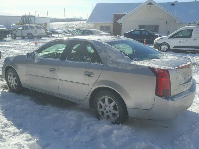 1G6DP567250203139 - 2005 CADILLAC CTS HI FEA SILVER photo 3