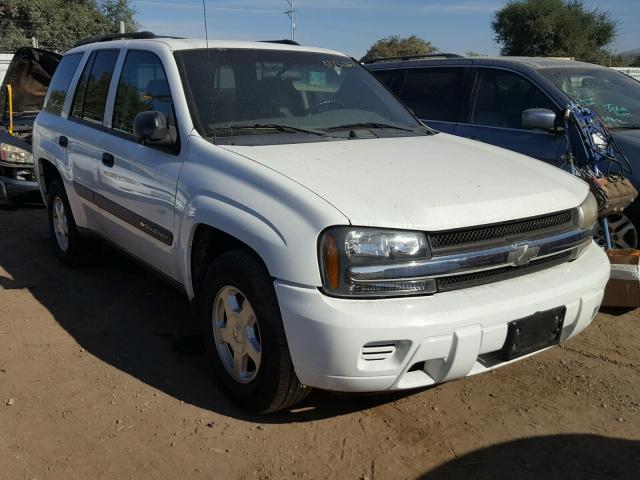 1GNDS13S732194945 - 2003 CHEVROLET TRAILBLAZE WHITE photo 1