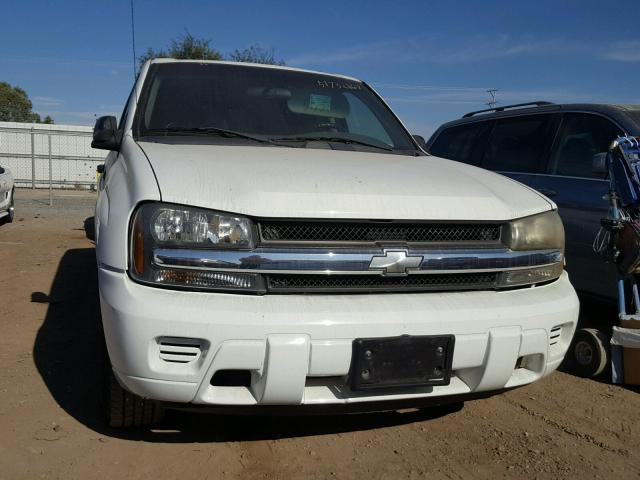 1GNDS13S732194945 - 2003 CHEVROLET TRAILBLAZE WHITE photo 9