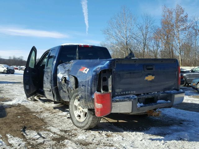 1GCEK29J79Z289765 - 2009 CHEVROLET SILVERADO BLUE photo 3