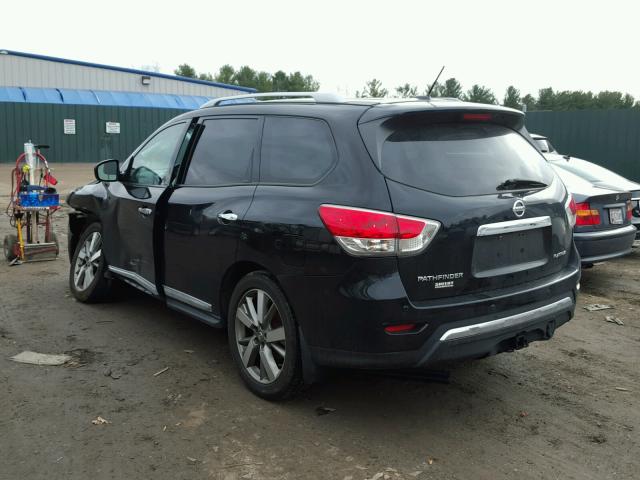 5N1AR2MN1DC678431 - 2013 NISSAN PATHFINDER BLACK photo 3