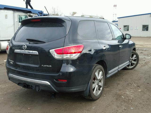 5N1AR2MN1DC678431 - 2013 NISSAN PATHFINDER BLACK photo 4