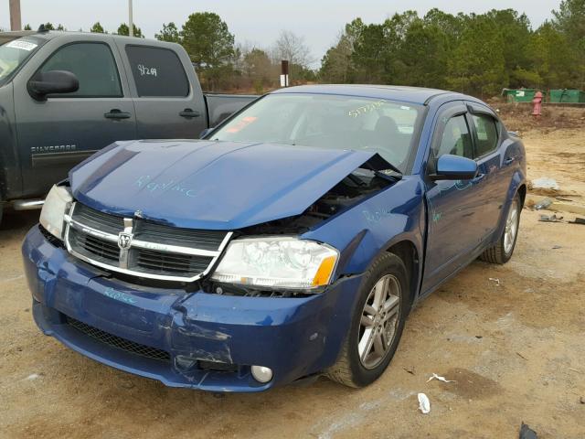 1B3CC5FB8AN167173 - 2010 DODGE AVENGER R/ BLUE photo 2