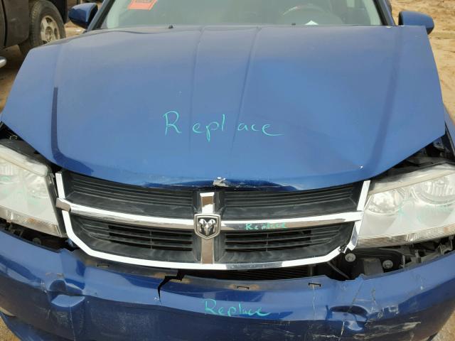 1B3CC5FB8AN167173 - 2010 DODGE AVENGER R/ BLUE photo 7