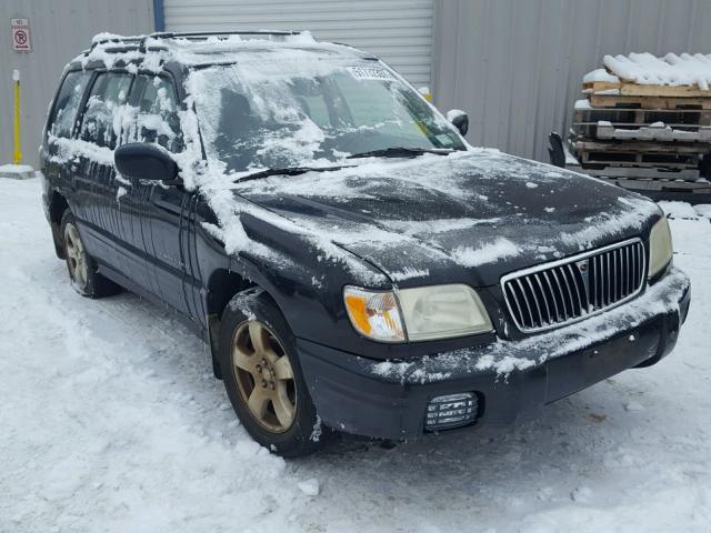 JF1SF65682H744012 - 2002 SUBARU FORESTER S Սև լուսանկար 1