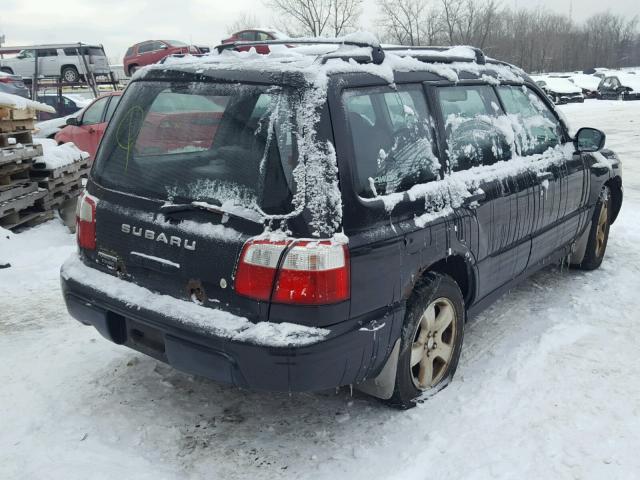 JF1SF65682H744012 - 2002 SUBARU FORESTER S Սև լուսանկար 4