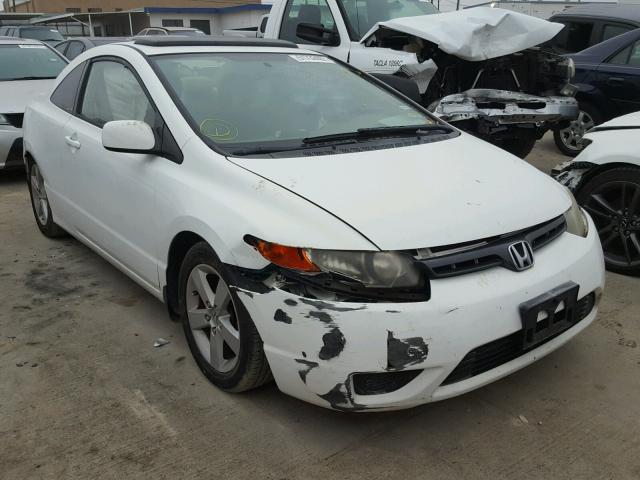 2HGFG12856H545020 - 2006 HONDA CIVIC EX WHITE photo 1