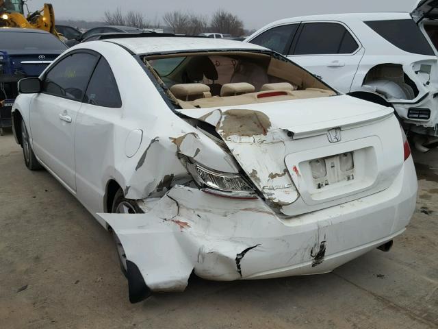 2HGFG12856H545020 - 2006 HONDA CIVIC EX WHITE photo 3