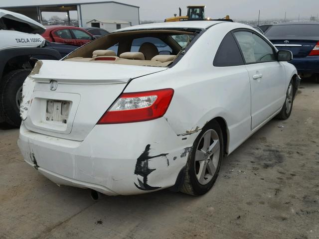 2HGFG12856H545020 - 2006 HONDA CIVIC EX WHITE photo 4