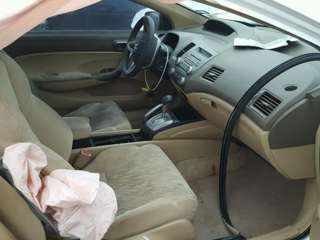 2HGFG12856H545020 - 2006 HONDA CIVIC EX WHITE photo 5