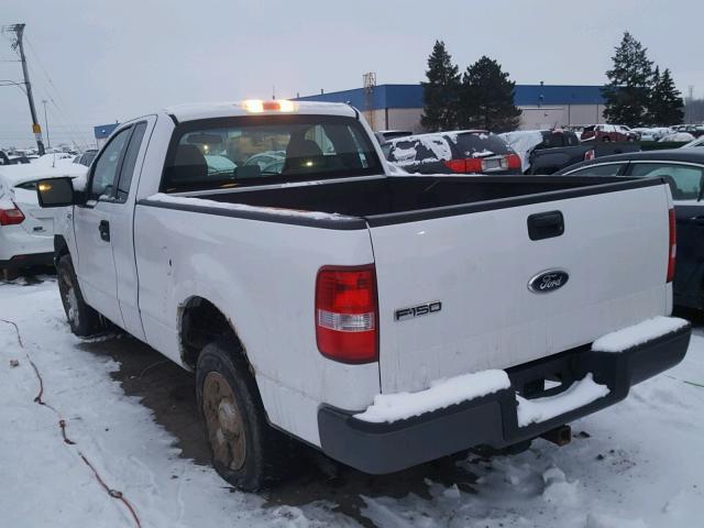 1FTRF12238KE41437 - 2008 FORD F150 WHITE photo 3