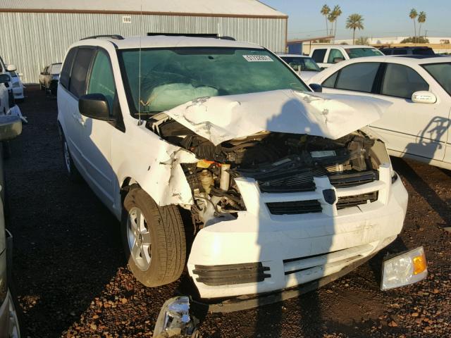 2D4RN3D18AR418345 - 2010 DODGE GRAND CARA WHITE photo 1