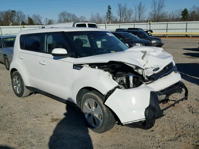 KNDJN2A2XF7154104 - 2015 KIA SOUL WHITE photo 1