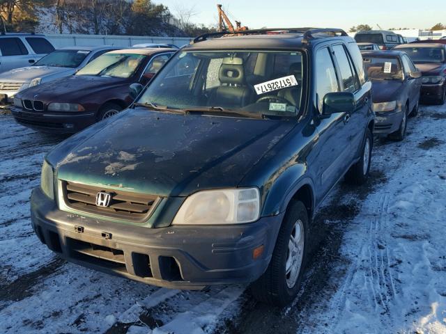 JHLRD1863YC043030 - 2000 HONDA CR-V EX GREEN photo 2