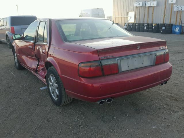 1G6KS54Y73U169903 - 2003 CADILLAC SEVILLE SL RED photo 3