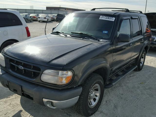 1FMZU72E01UB03468 - 2001 FORD EXPLORER X BLACK photo 2