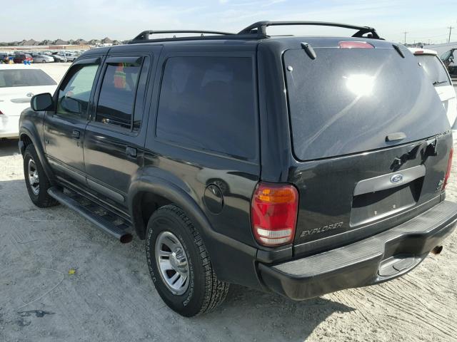 1FMZU72E01UB03468 - 2001 FORD EXPLORER X BLACK photo 3