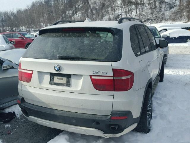 5UXFE43578L006168 - 2008 BMW X5 3.0I WHITE photo 4