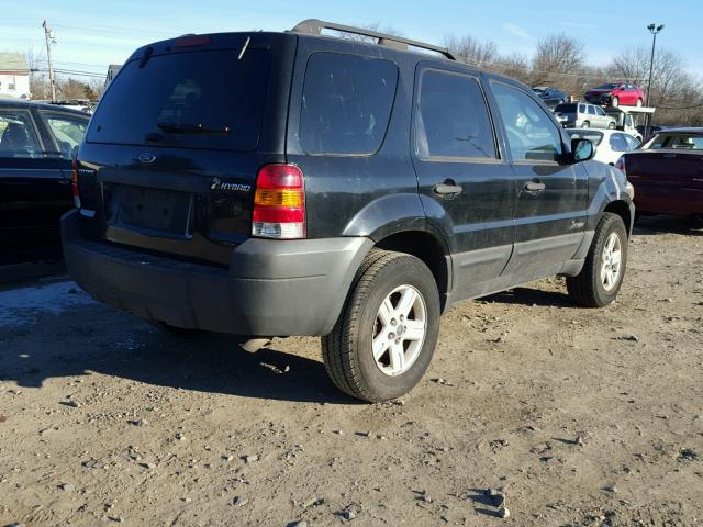 1FMCU59H37KC00226 - 2007 FORD ESCAPE HEV BLACK photo 4